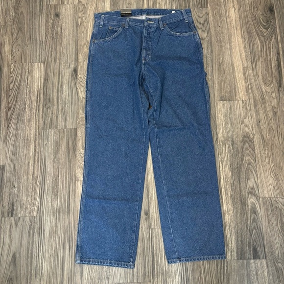 Dickies Relaxed Fit Carpenter Jean Stone Washed Indigo Blue - Picture 4 of 7